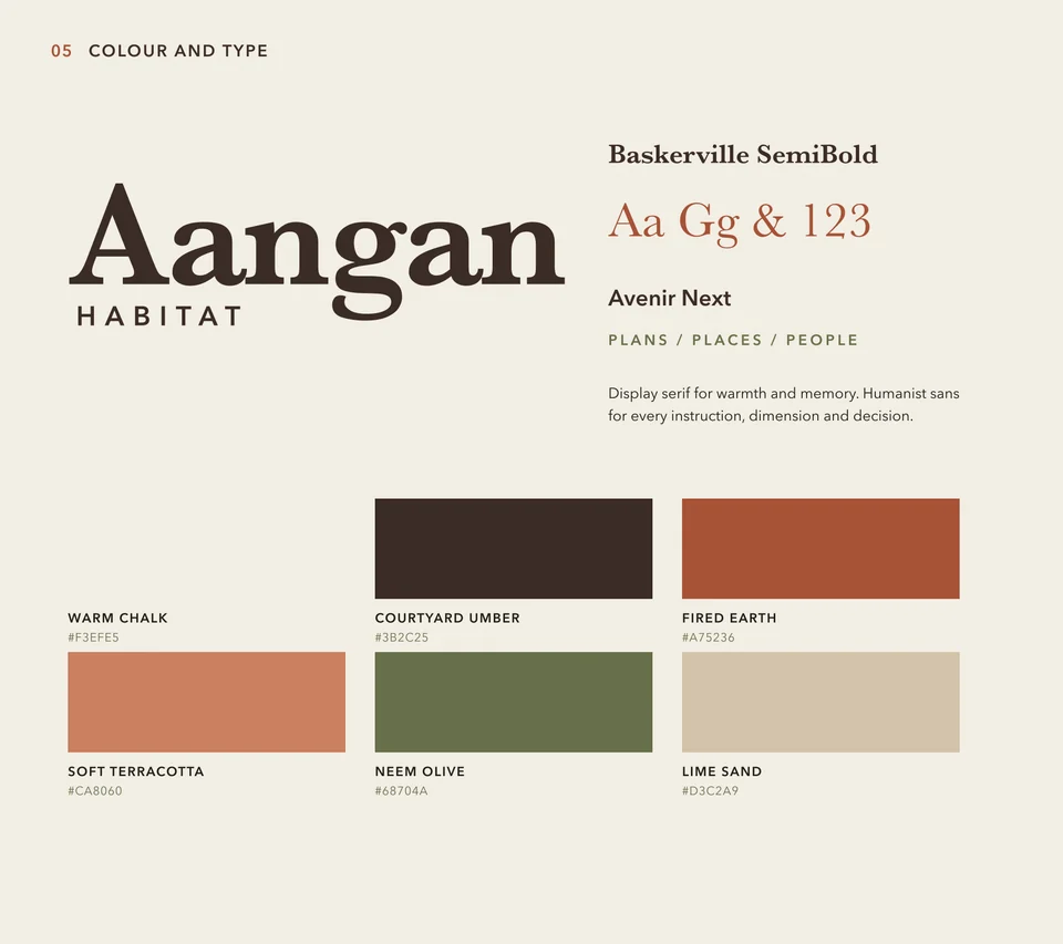 Colour and type system