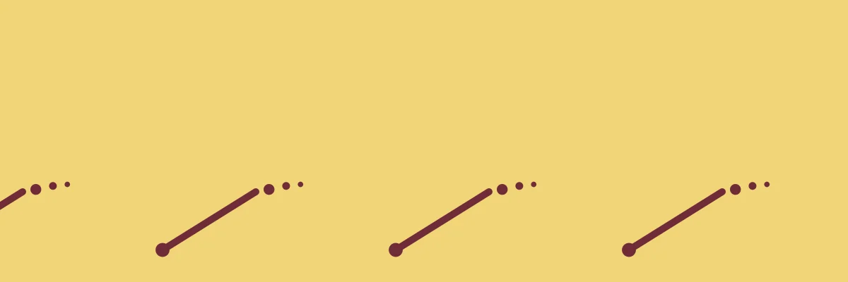 Butter Parade: pattern baton. Vector identity and application artwork.