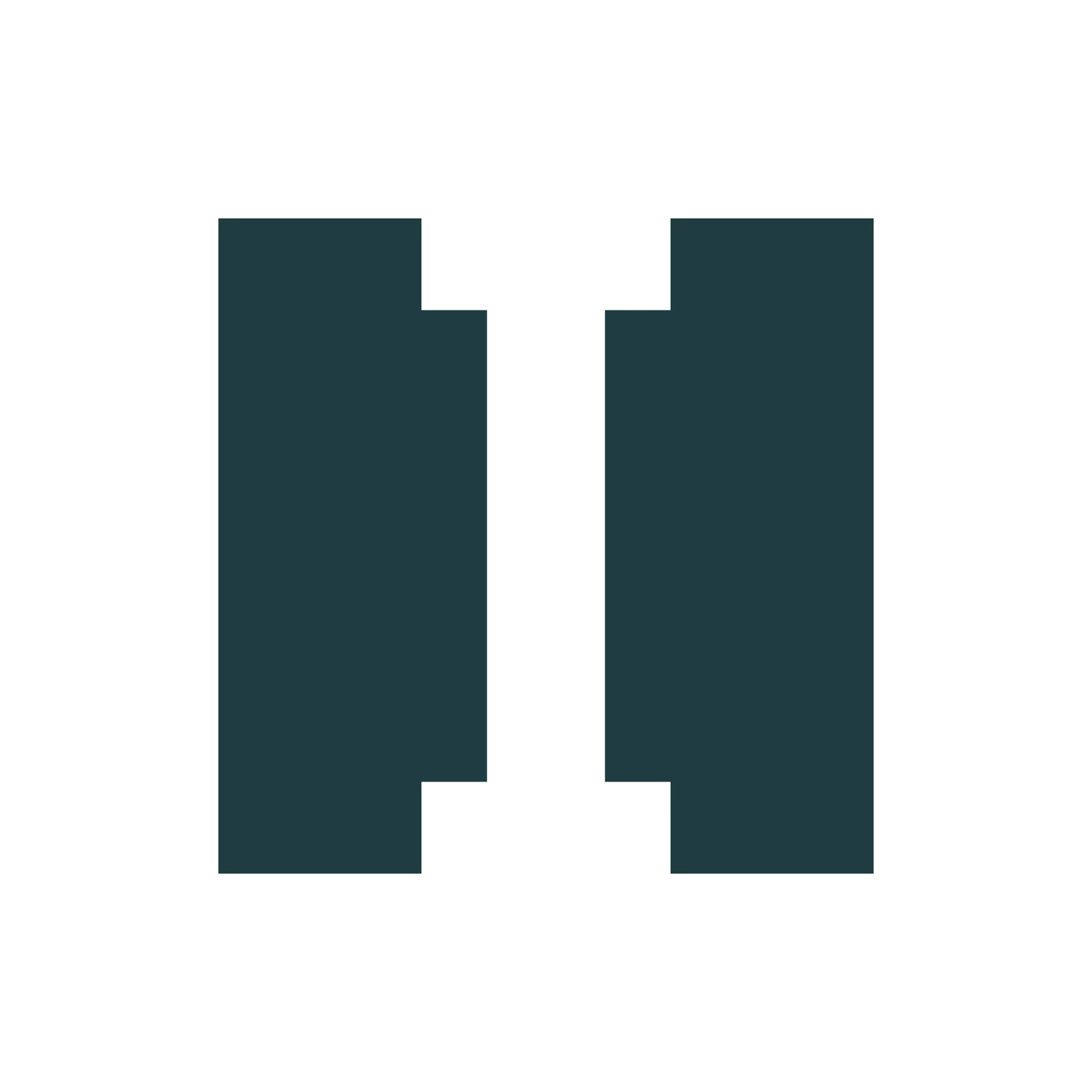 Interval House: mark threshold. Vector identity and application artwork.