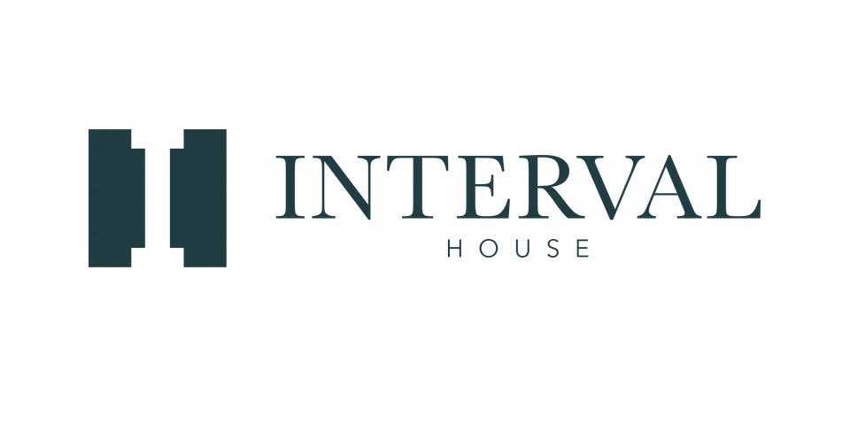 Interval House: wordmark primary. Vector identity and application artwork.