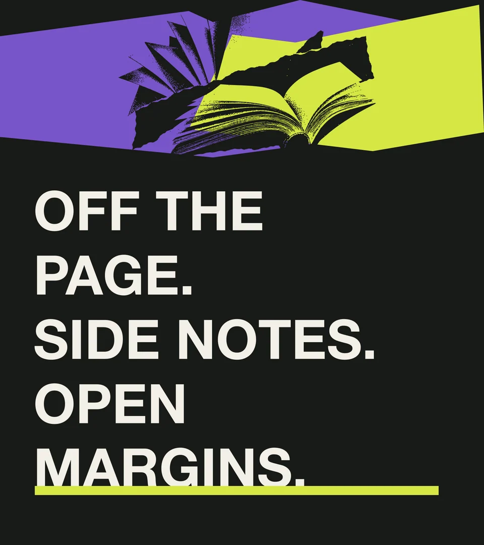 Margin Club: tote back. Vector identity and application artwork.