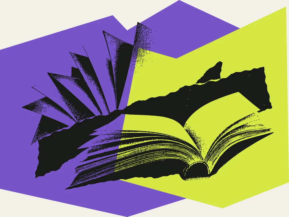 Margin Club: pattern collage. Vector identity and application artwork.